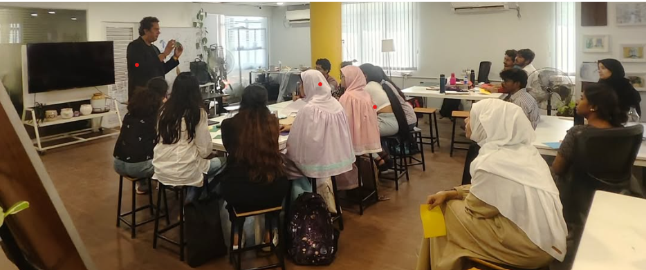 JK Lakshmipat University campus in Jaipur with design studios and creative learning spaces